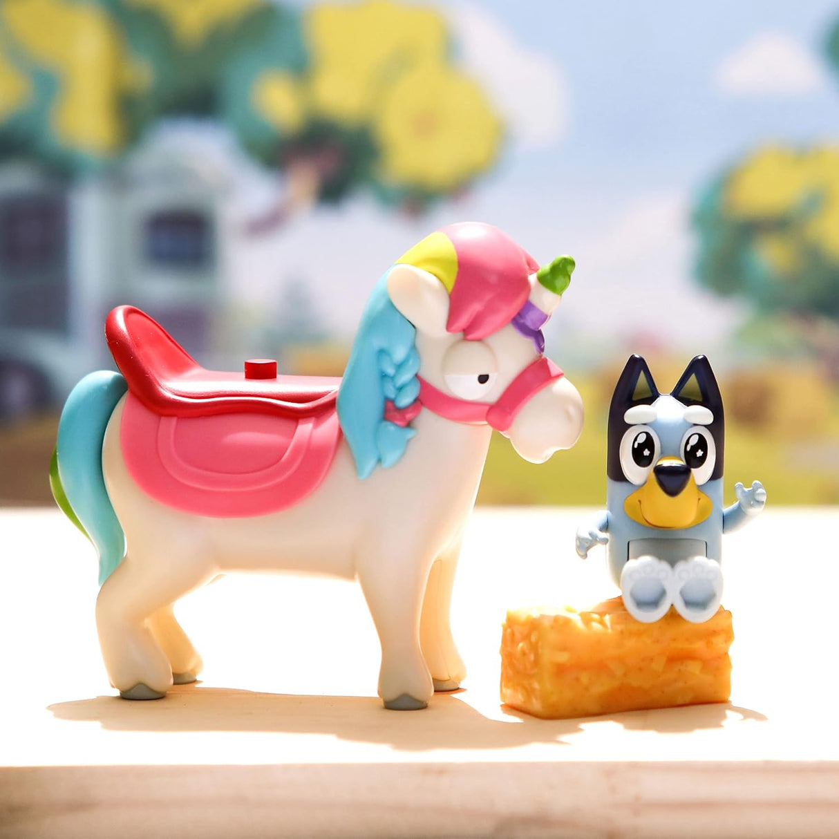 Figura articulada Unipony, Bluey, 2.5-3 pulgadas, juguete