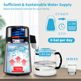 Destilador de Agua de Acero Inoxidable con Pantalla Dual