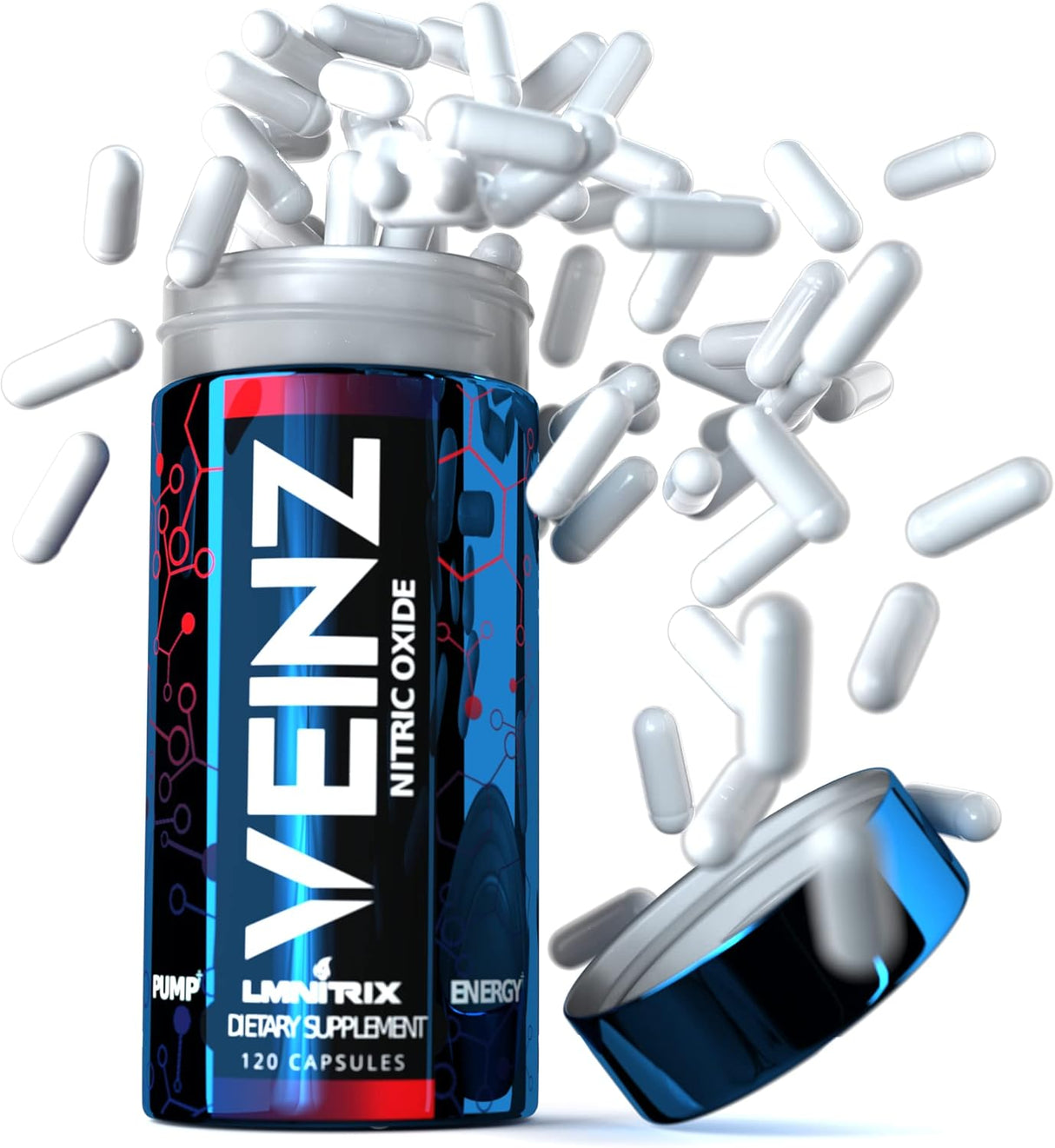 Suplementos Nitric Oxide Booster  L-Arginine  120 Capsules