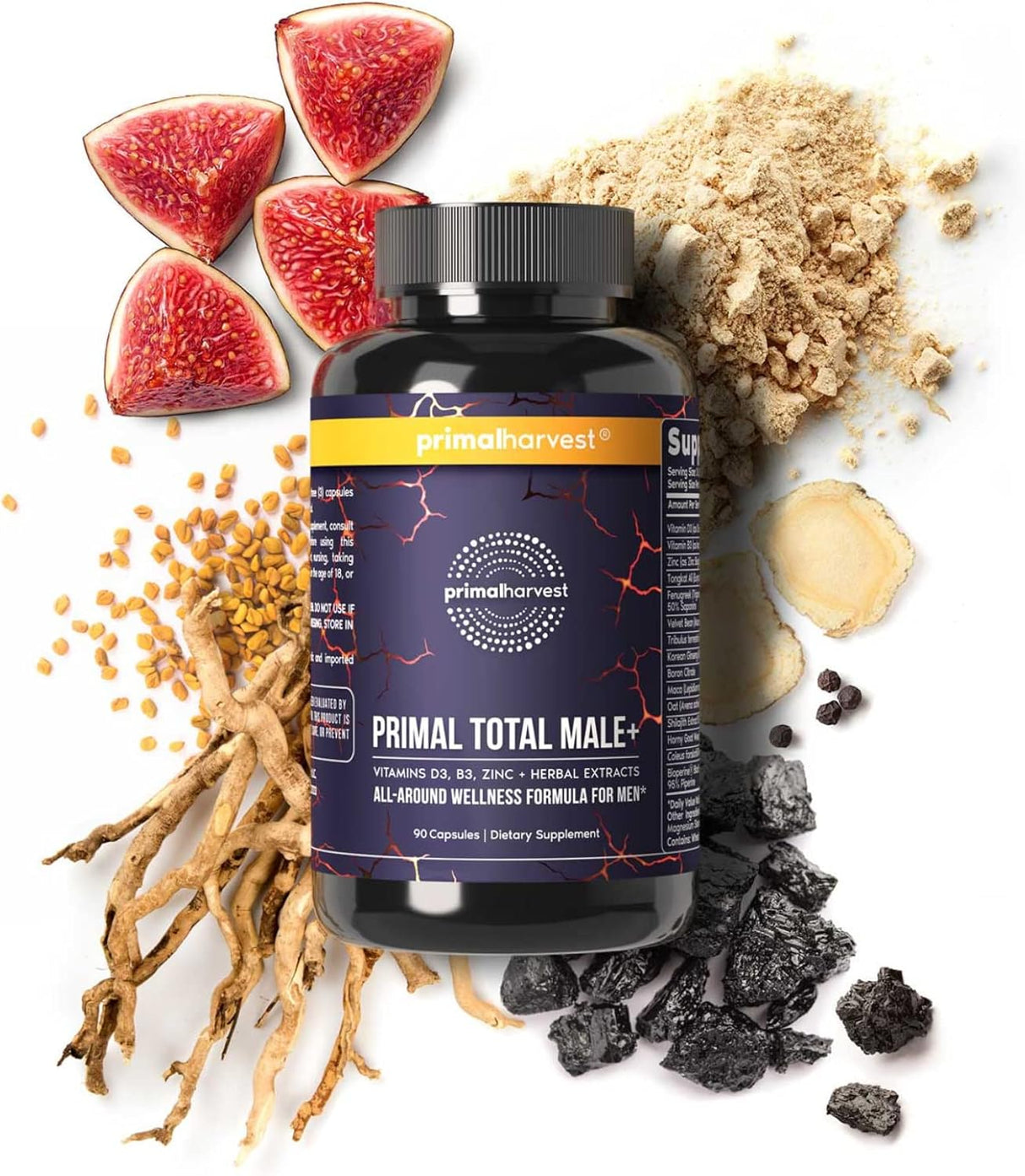 Suplemento Natural Tribulus Terrestris Ginseng coreano 90 un