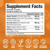 Suplemento de Apoyo Articular con Curcuminoides y Jengibre