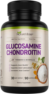 Suplemento Articular Nature's Base - Glucosamina y Colágeno 90 Cápsulas