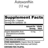 Suplementos Alimenticios Dietético de Astaxantina Orgánica