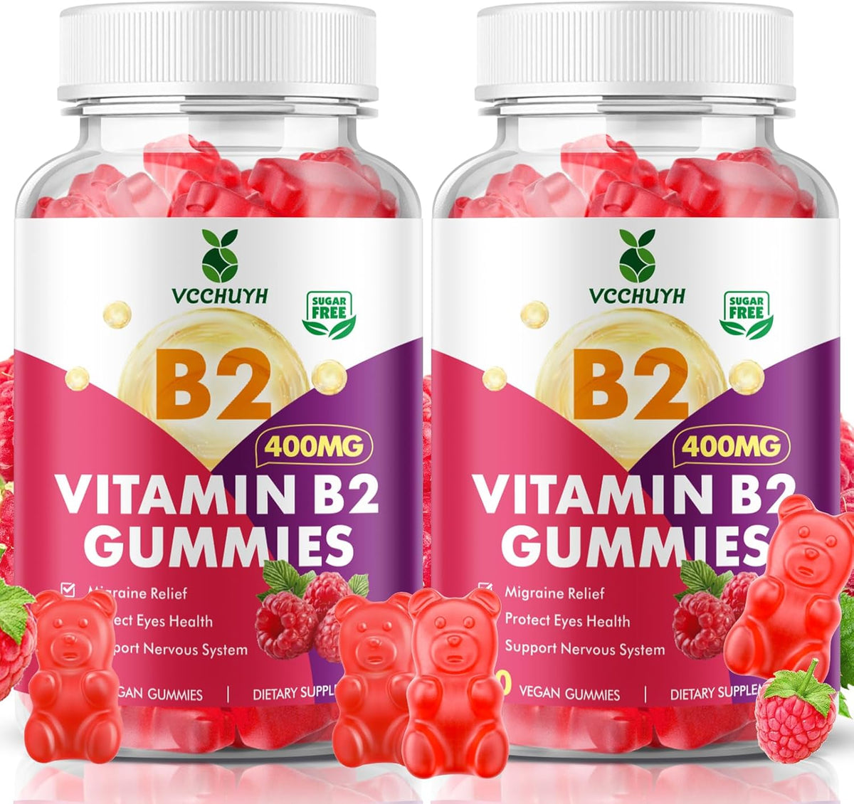Gomitas de Vitamina B2 para niños y adultos, VIT B2 120