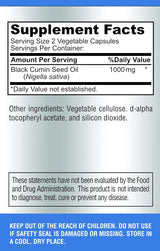 Aceite de Semilla Negra Frío - 120 Cápsulas, Salud y Piel