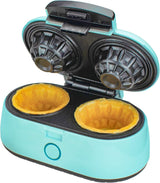 Máquina para hacer waffles Brentwood TS-1402BL, doble, estándar