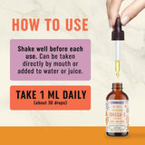 Omega 3 Líquido Vegano para Niños con Alga, 30s