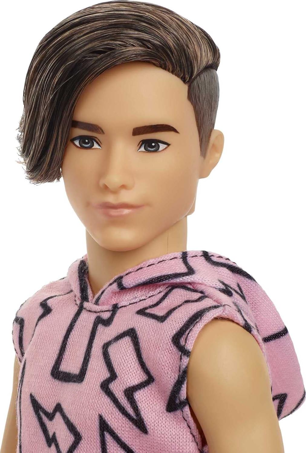 Muñeca Barbie Ken Fashionistas #193, Slender, Pelo Rizado