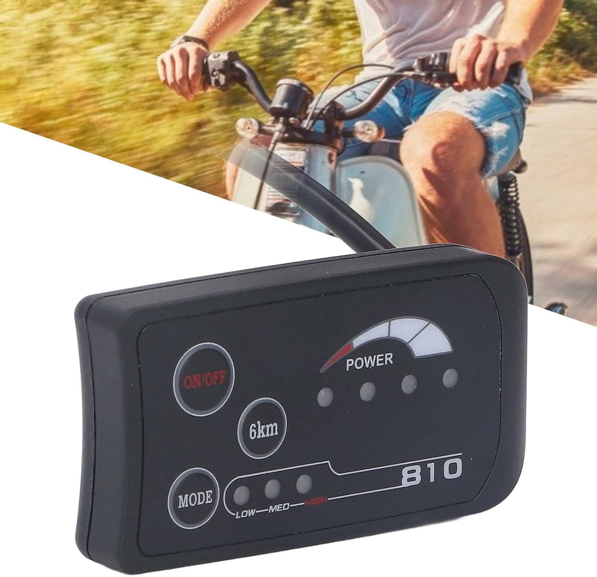 Panel LED RiToEasysports para Bicicleta Eléctrica S810 36V/48V