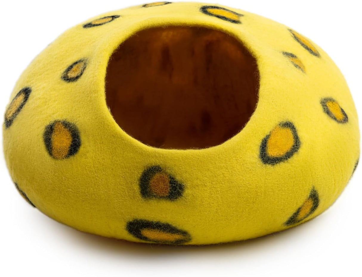 Cueva para Gatos Woolygon - Felt Bed Ecológico - Polka Dot