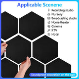 Paneles Acústicos Autoadhesivos - 18 Piezas 12x10x0.4