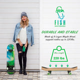 Skateboard Doble Kick 31" Maple 8 Capas para Chicas y Adultos