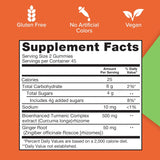 Suplementos Alimenticios de cúrcuma y jengibre