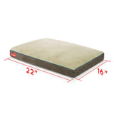 Brindle Soft Shredded Memory Foam-Cama para perro con funda