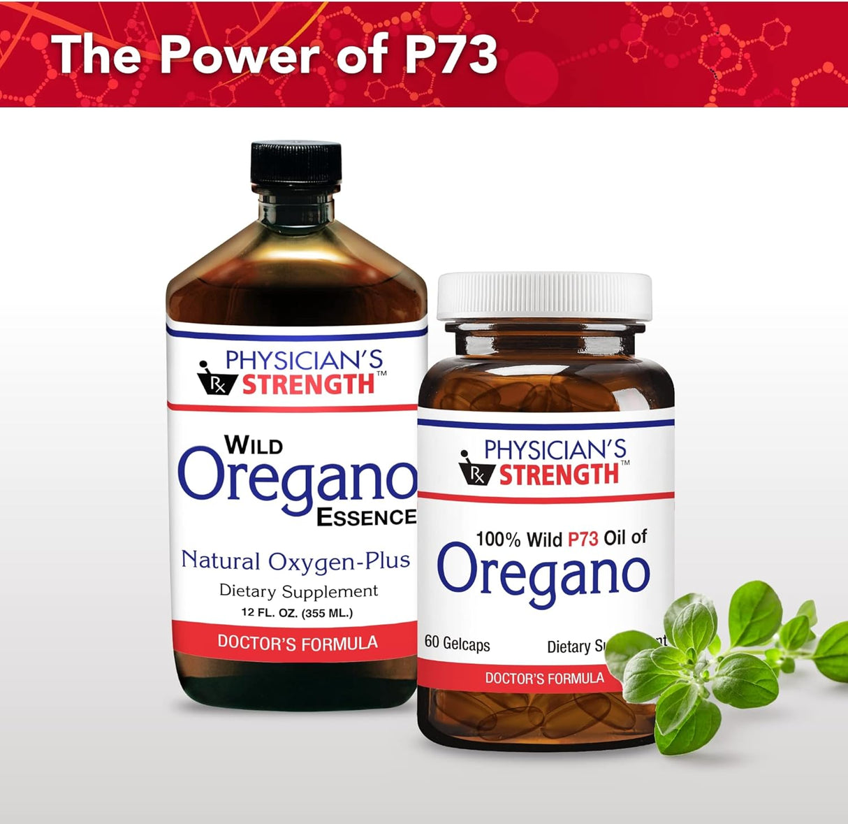 Aceite de Oregano Wild de Physician's Strength - 60 Cápsulas, Sin OGM