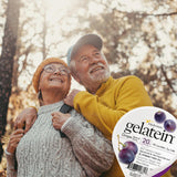 Gelatina de proteína Medtrition Grape - Sin azúcar, 20g de proteína (12 pzas)