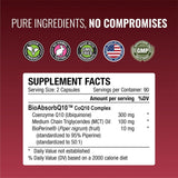 CoQ10 MD Extra Fuerza 300mg con BioPerine® 6 Meses