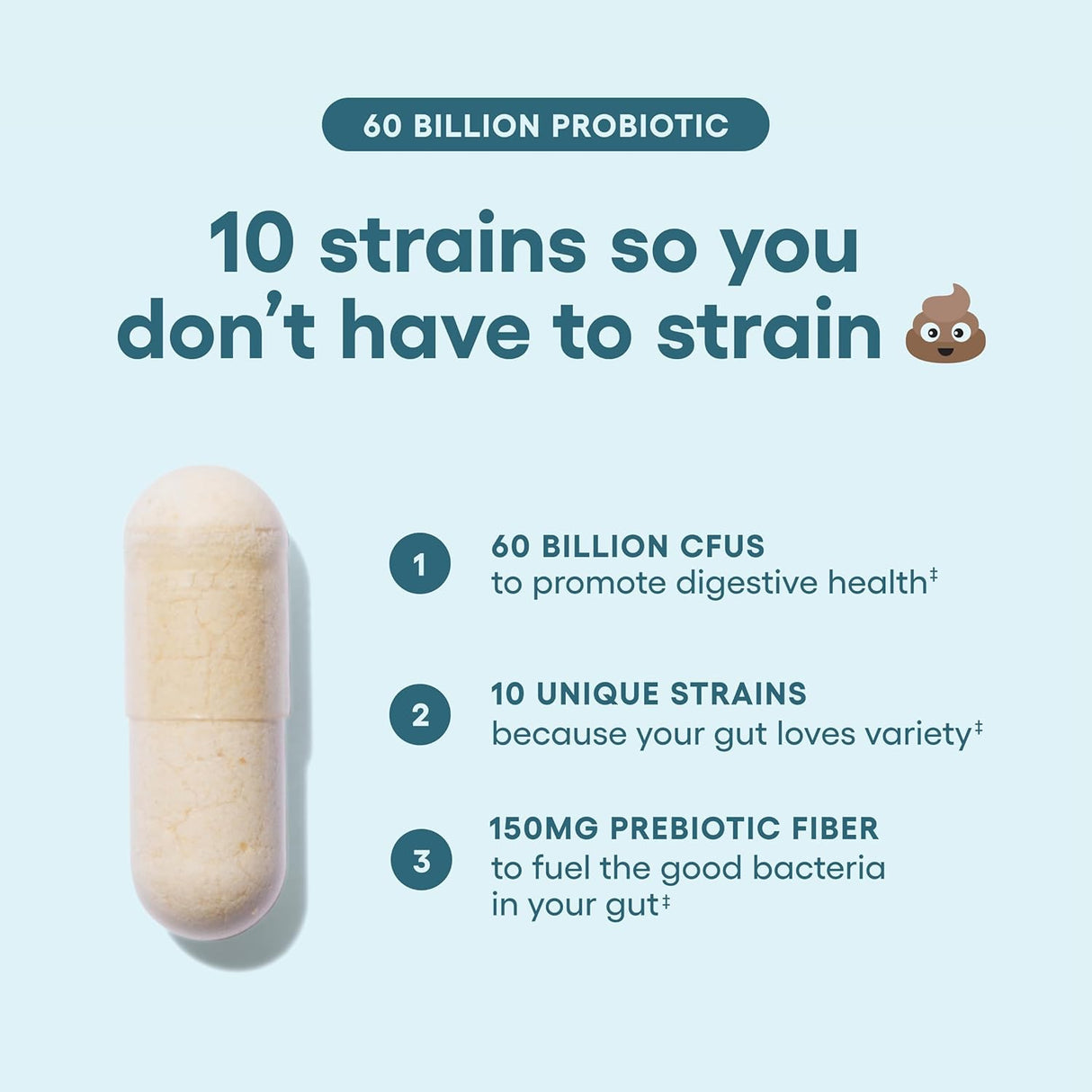 Probióticos 60 Mil Millones CFU - Physician's Choice - 30ct