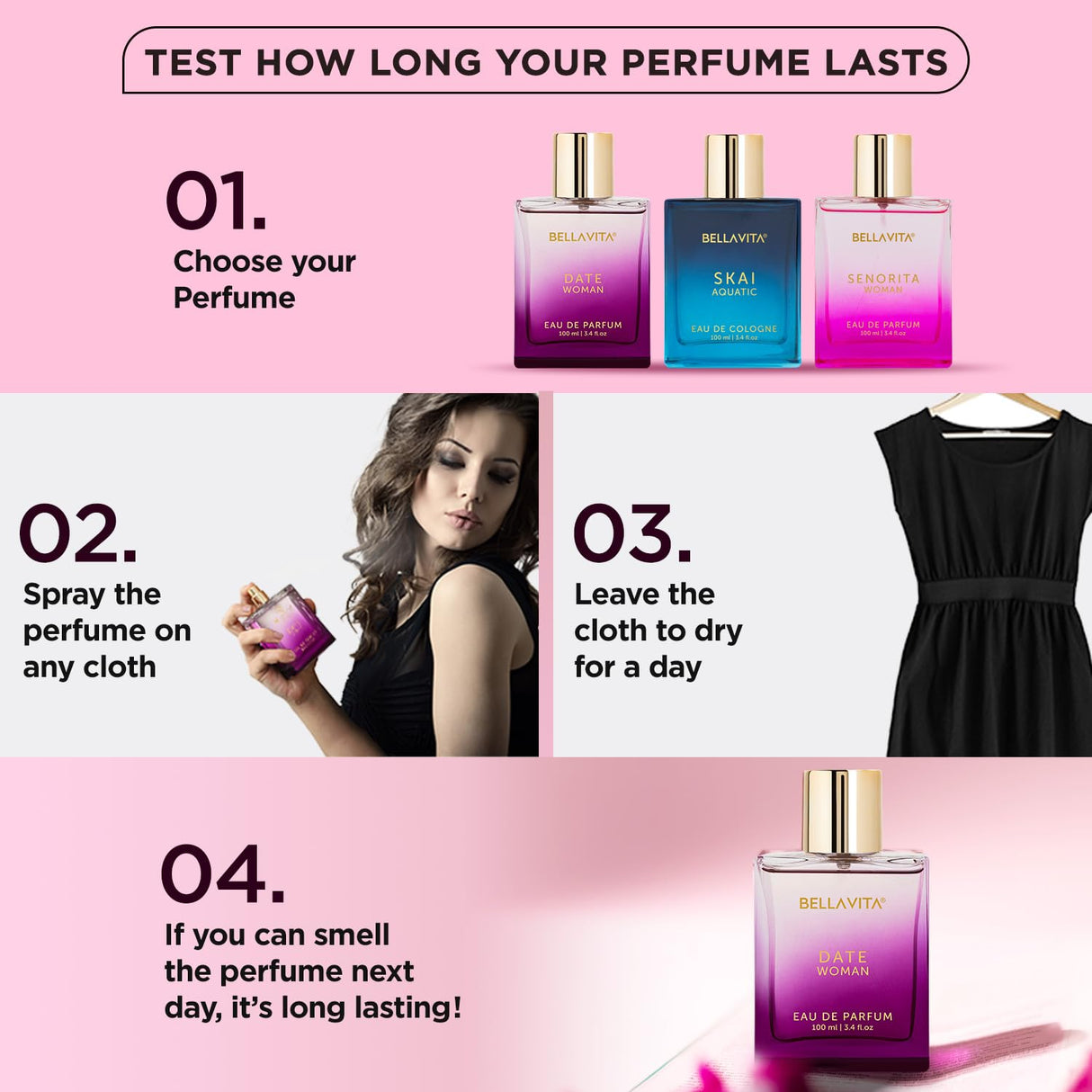 Eau de Parfum para Mujer con Pimienta Rosa y Jazmín EDP