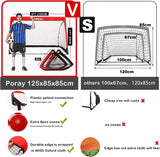 Poray Portería de fútbol portátil para niños y adultos