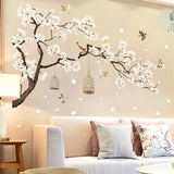 Pegatinas de Pared BWCXXZH, Murales de Flor de Cerezo 50x74