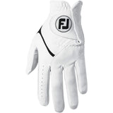 Guante de golf blanco talla L