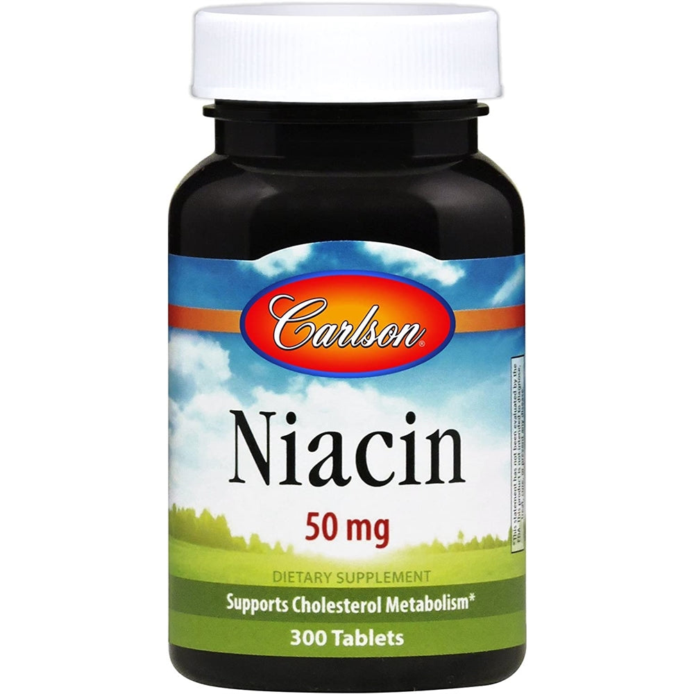 Suplemento  Niacina 50 mg apoya el metabolismo 300 tabletas