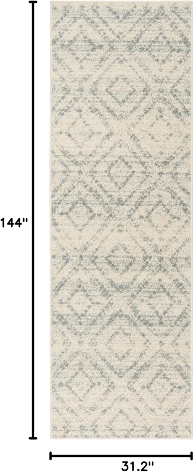 Alfombra Runner Moderna con Diseño de Diamantes - ADR131T