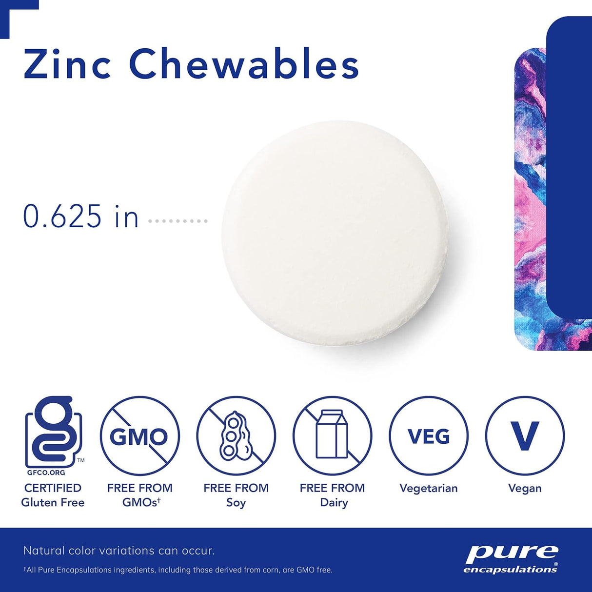 Suplementos  Zinc Masticables para   Sistema Inmunológico