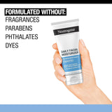 Hidratante facial diario sin fragancia Neutrogena