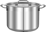 Olla de acero inoxidable de 8 cuartos NUTRICHEF NCSPT8Q