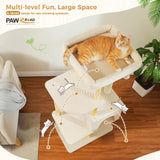 Árbol para Gatos PAWZ Road, 53 Madera, Rascadores, Modelo