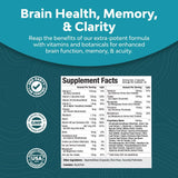 Suplemento cerebral avanzado para memoria y concentración