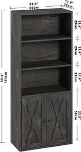 Estantería Industrial IRONCK de 5 Estantes con Puertas 11.8