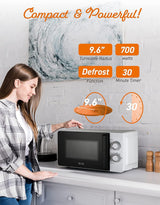 Microondas 0.7 Cu. Ft. COMMERCIAL CHEF, 700W, Rotativo