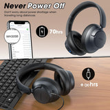 Auriculares inalámbricos con cancelación de ruido, 70H, micrófono