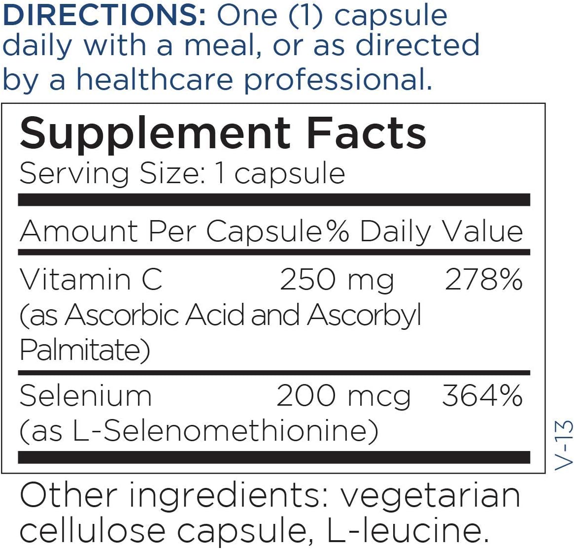 Suplemento Metabolic Maintenance Selenio - 200 microgramos
