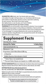 Suplemento Nature Made Wellblends Back to Sleep L teanina