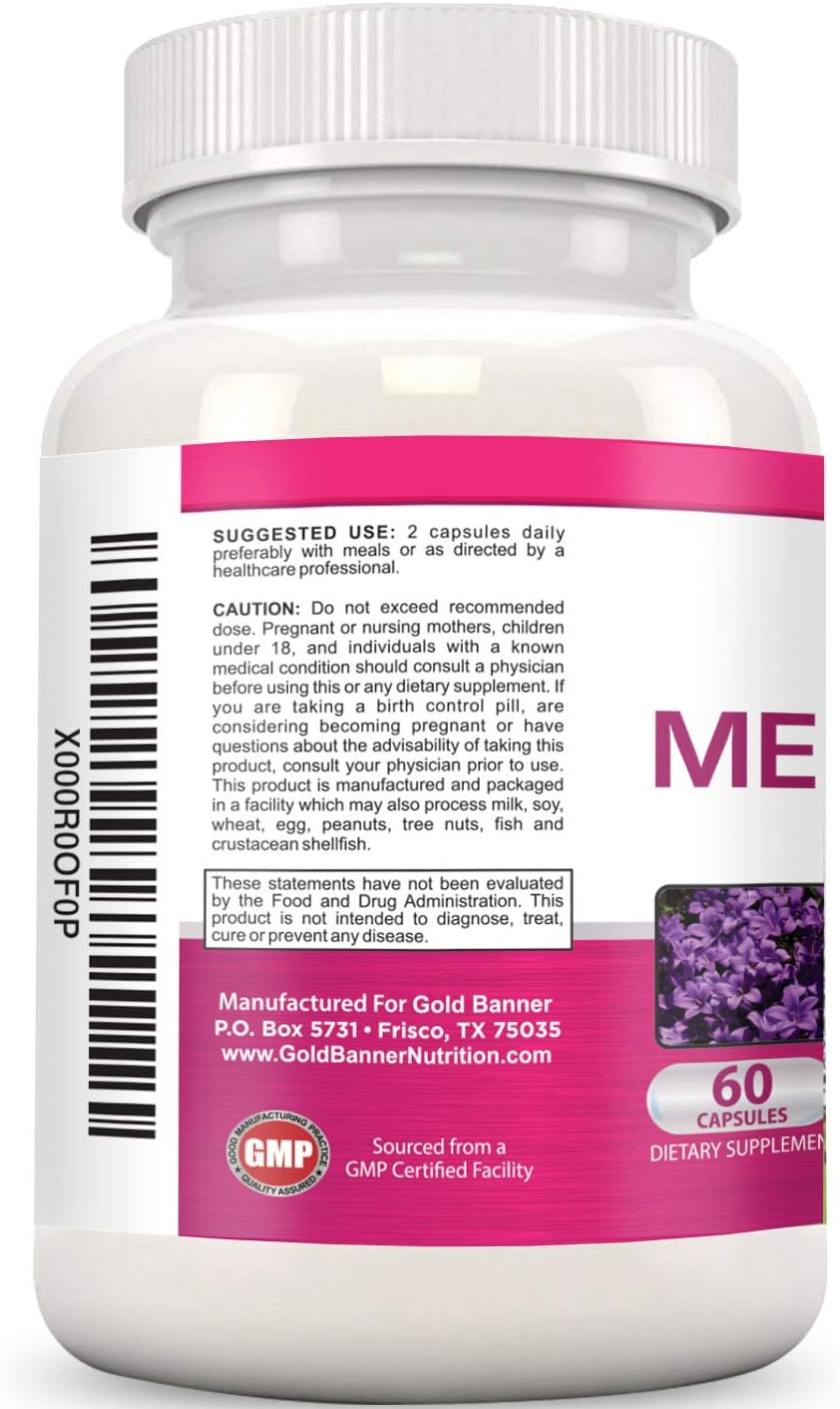 Apoyo avanzado para la menopausia de 60 cápsulas Gold Banner