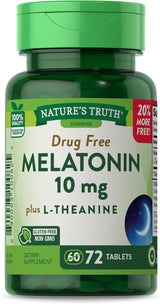 Cápsulas de melatonina de máxima potencia de 10 mg más