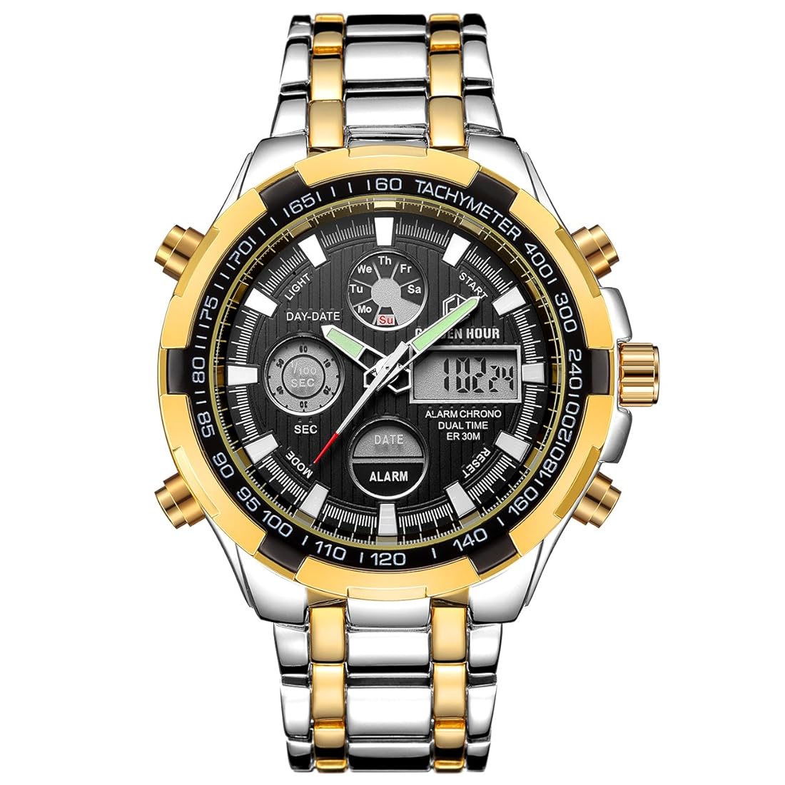 Relojes digitales analógicos para hombres de pulsera S