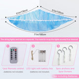 Hamaca para Peluches Basumee con Luz LED y Control Remoto