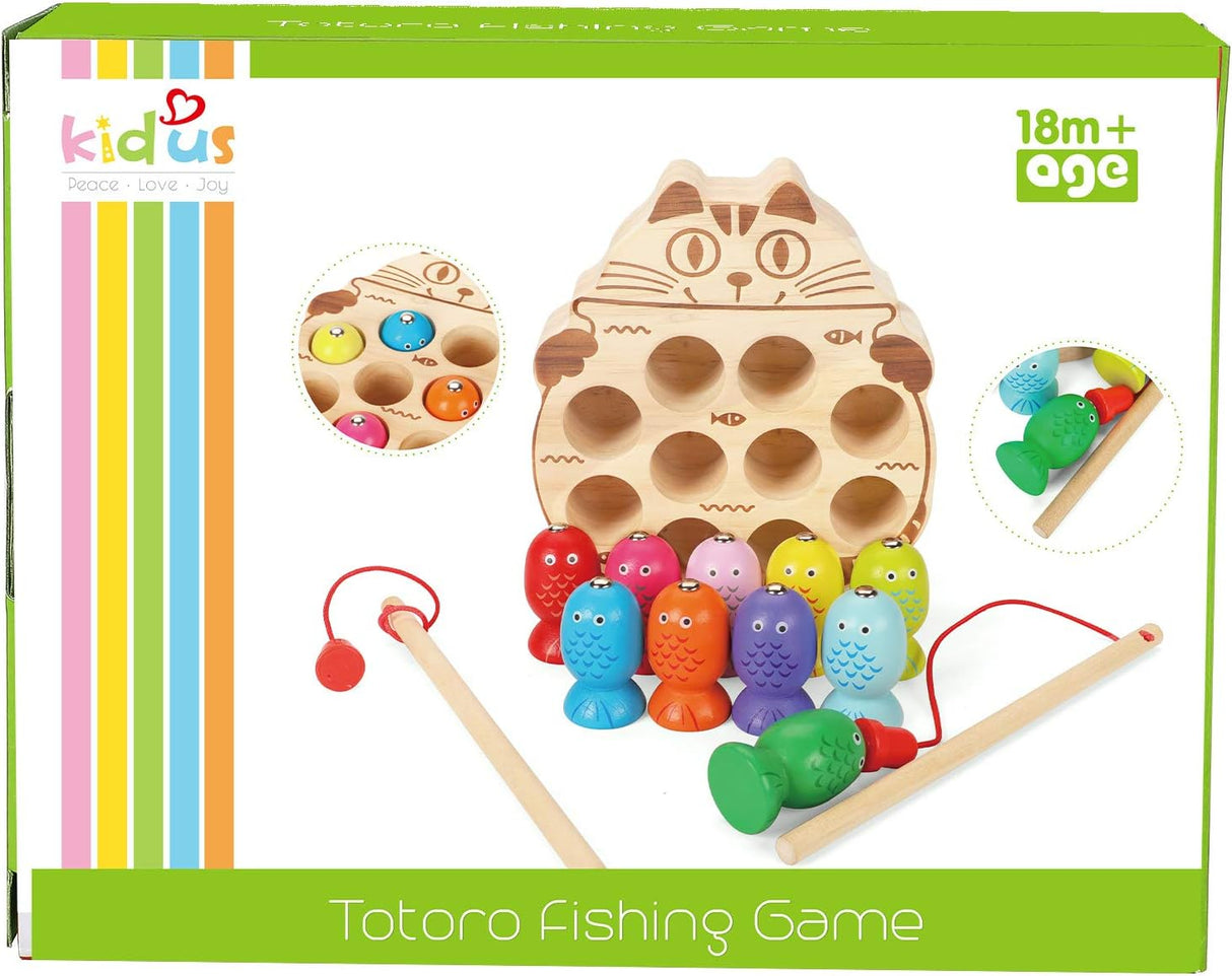 Juego de Pesca Magnético Montessori, Habilidades Motoras, 1-3 Años