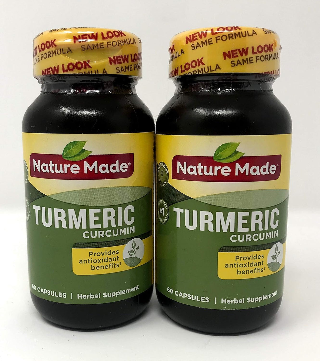 Cápsulas de cúrcuma 500 mg, 60 unidades, Pack de 2