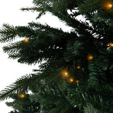 Árbol de Navidad artificial 7.5ft con luces y soporte metálico