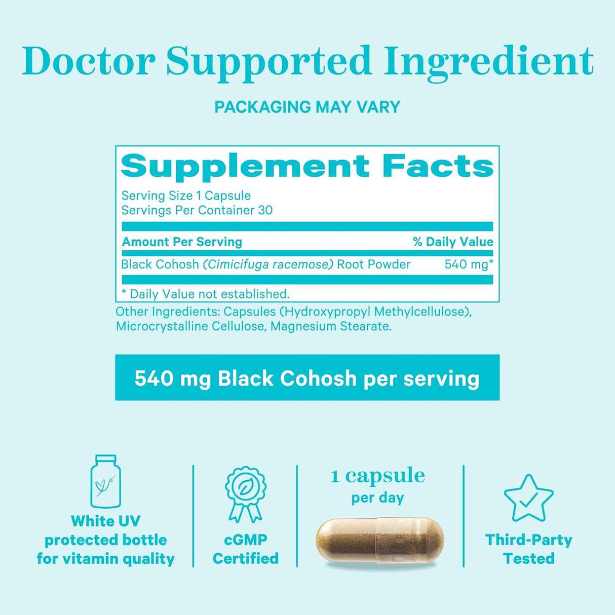 Suplementos de Cohosh Negro para Mujeres Pink Stork