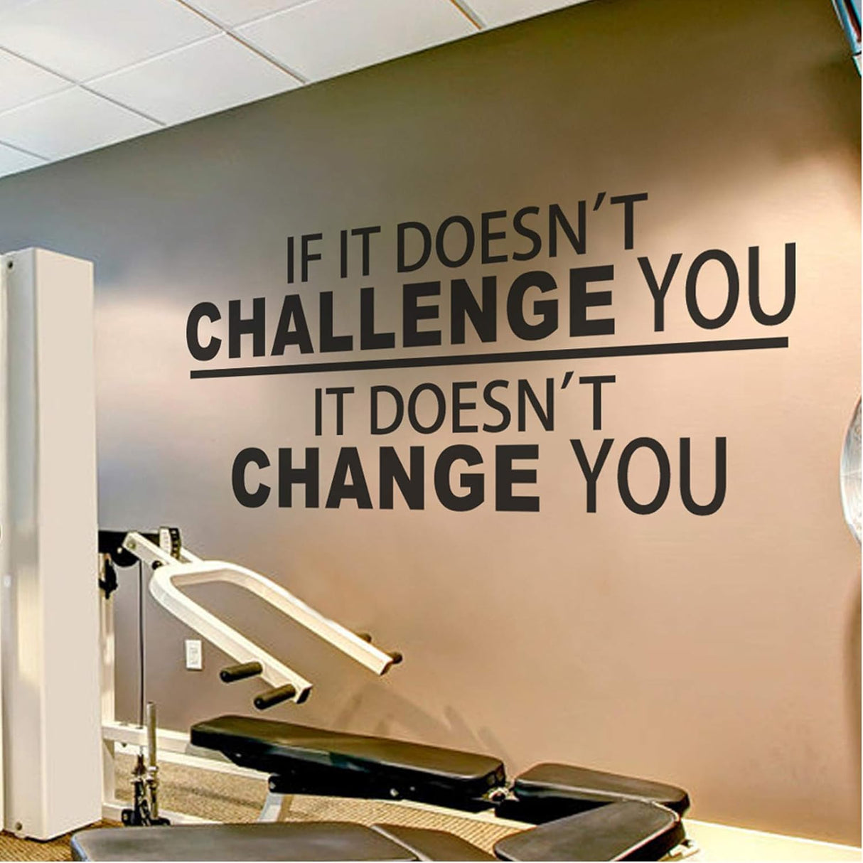 Vinilo Decorativo BATTOO - Frase Inspiradora 30 x 14