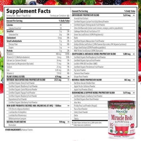 Suplementos  Superalimento 30 Oz
