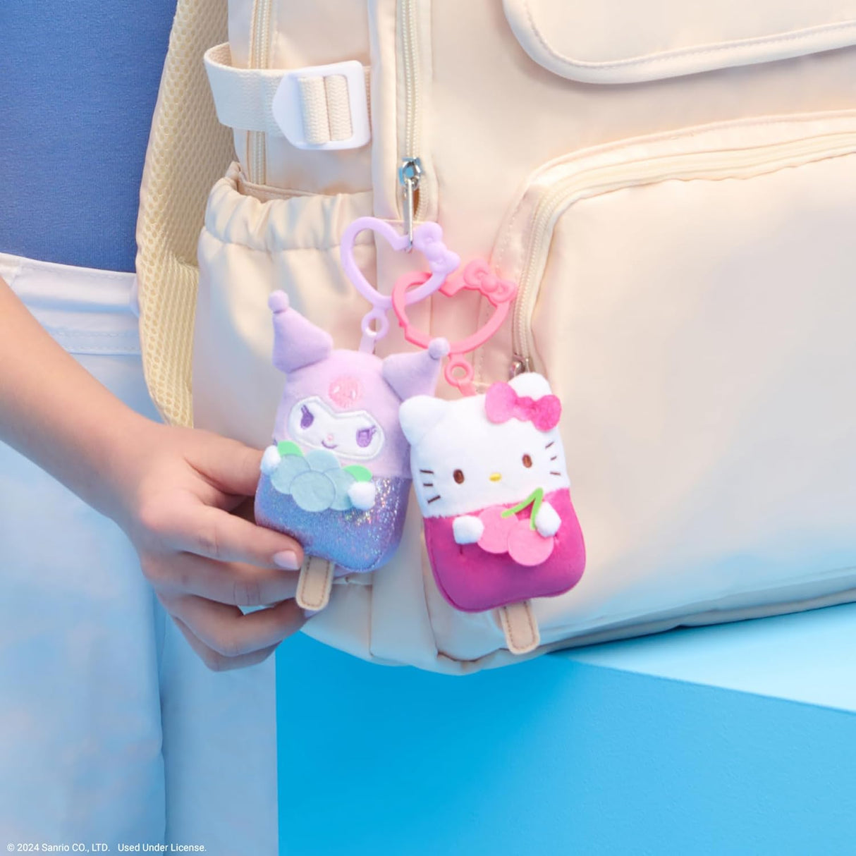 Peluche Clip-On Hello Kitty y Amigos 4-Pack - Sanrio Jazwares