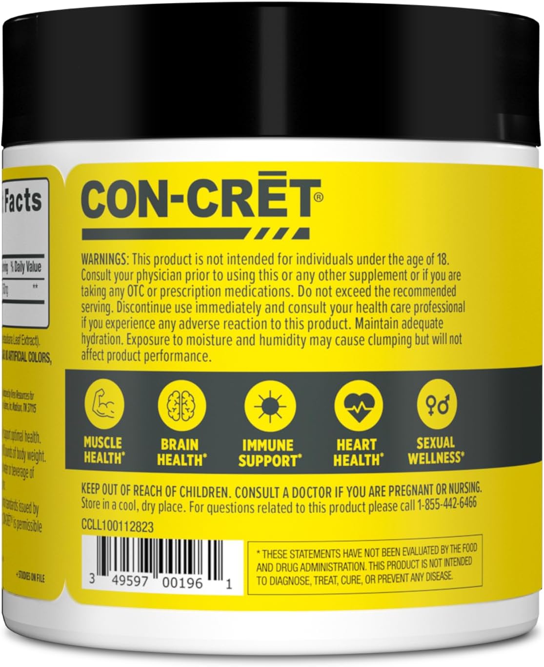 Creatina HCl en Polvo | Energía Muscular y Cognitiva | 100 Serv.